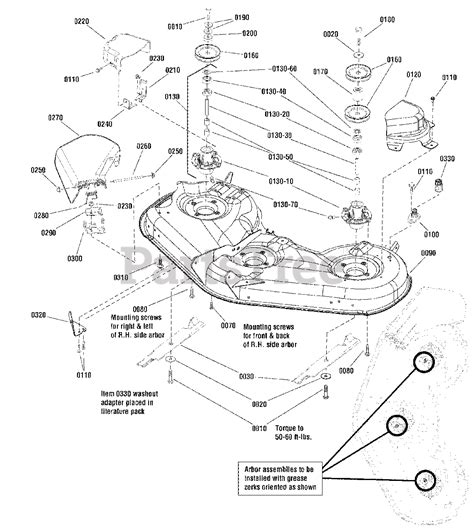 craftsman  mower deck parts diagram diagram resource