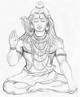 Shiva Pages Lord Coloring Drawing Colouring Line Dancing Outline Drawings God Getdrawings Search Google Divyajanani sketch template