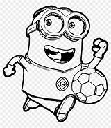 Minion Coloring Printable Pages Run Ball Pngfind sketch template
