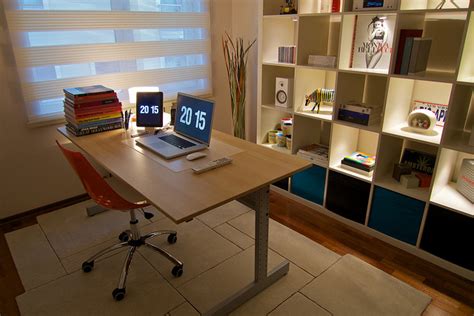 interior design ideas walls desks lighting  small offices  decorative