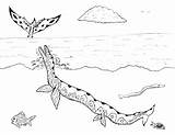 Pteranodon Robin Coloring Pages Great Evading Tylosaurus sketch template