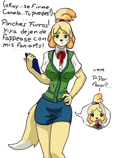 request angry isabelle by chronogia on deviantart