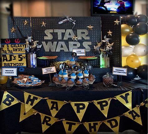 star wars party table idea star wars party decorations star wars