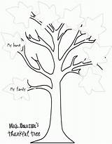 Tree Thanksgiving Kids Leaves Coloring Pages Printable Thankful Celebrate Activity School Trees Ways Easy Printables Preschool Crafts Ind Example Base sketch template