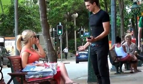 brisbane comedian tries out the 100 worst pickup lines of all time pedestrian tv