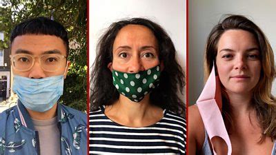face masks   wear  correctly bbc news