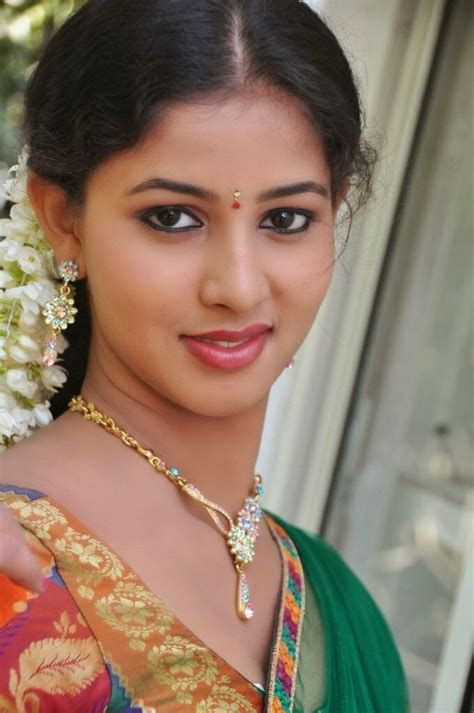 Actress Greeshma Hot And Spicy Navel Show In Half Saree