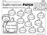 Subtraction Pumpkin Addition Equations Coloring Teacherspayteachers sketch template