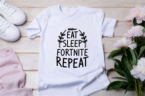 eat sleep fortnite repeat svg graphic  crafted wonders creative fabrica