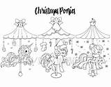 Pony Pack sketch template