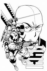 Coloring Snake Eyes Pages Joe Getcolorings Character Color sketch template