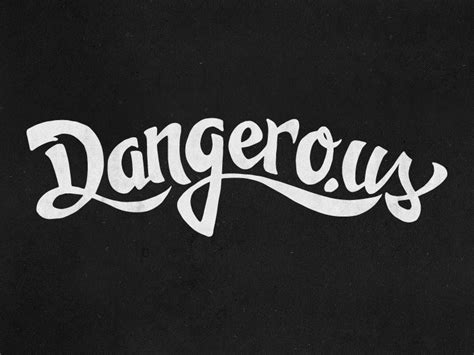 dangerous logo  jason julien  dribbble