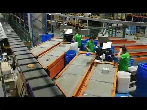 warehouse automated sorter youtube