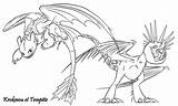 Krokmou Dragons Tempete Furie Nocturne Mou Croque Tempête Coloriages Momes Tresor Vipère sketch template