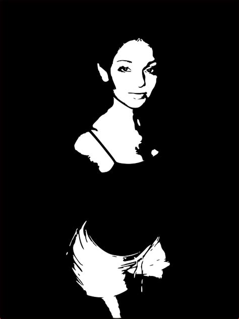woman silhouette black and white · free vector graphic on pixabay