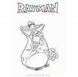 Rayman Globox Xcolorings sketch template