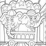 Coloring Dora Circus Pages Elephants Explorer Hellokids Tv Friends Color sketch template