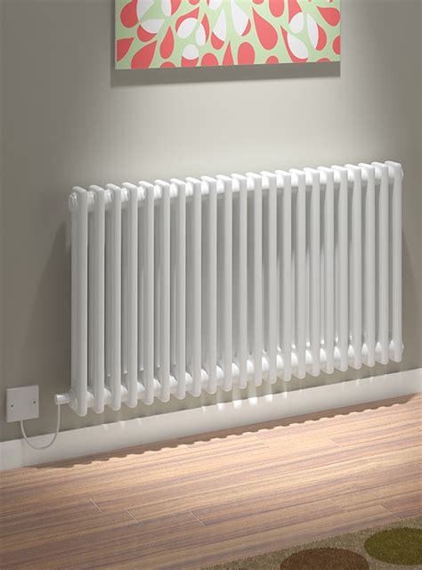 kudox electric radiator evora  column mm  mm  white heating bargains  shop