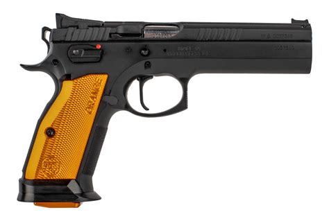 cz 75 tactical sport orange 9mm pistol 20 round 91261