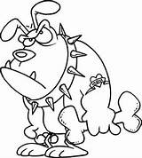 Dog Cartoon Coloring Pages Funny Dogs Printable Mutt Flea Magical Cartoons Drawing Cliparts Poochies Animal Color Bags Clipart Kids Print sketch template