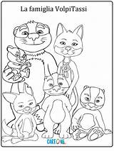 Famiglia Colorare Cartoni Animati sketch template