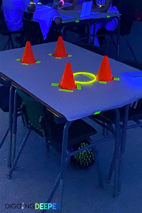 easy glow day games   classroom transformation   glow