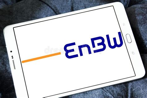enbw electric utilities company logo editorial stock image image  enbw traded