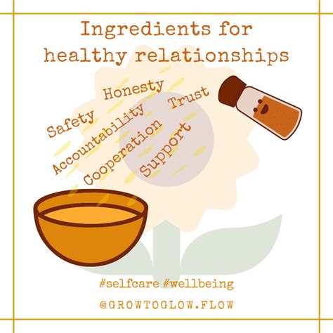ingredients   healthy relationship