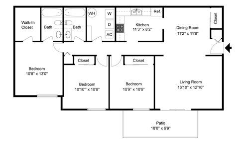square feet apartment floor plans  viewfloorco