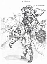 Battlefield Tristepin Drawings sketch template