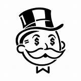 Monopoly Clipartmag Monocle Rich Clipground sketch template