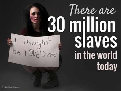 modern day slavery statistics the world counts
