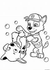 Chase Coloring Patrol Paw Pages Getcolorings Color sketch template