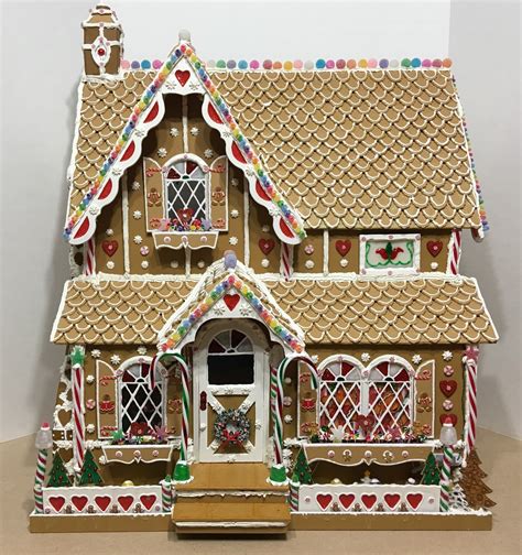 miniature madness sweet christmas cottage gingerbread exterior