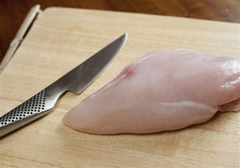 uncooked chicken breast  stock image