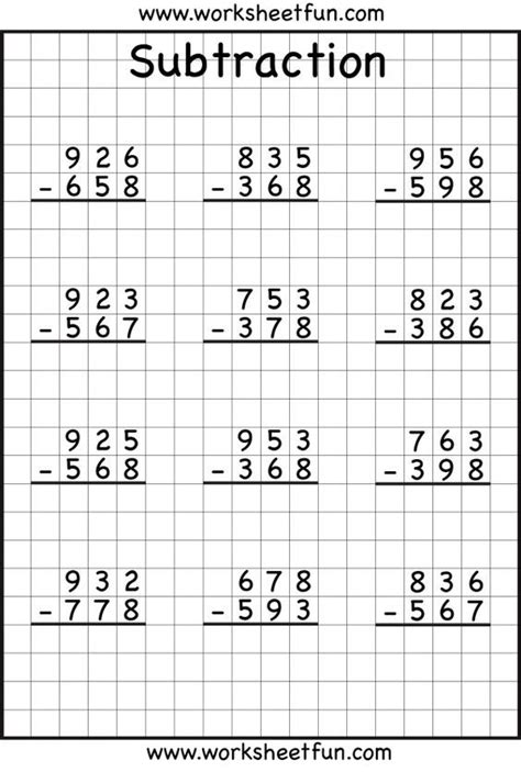 basic addition  subtraction worksheet