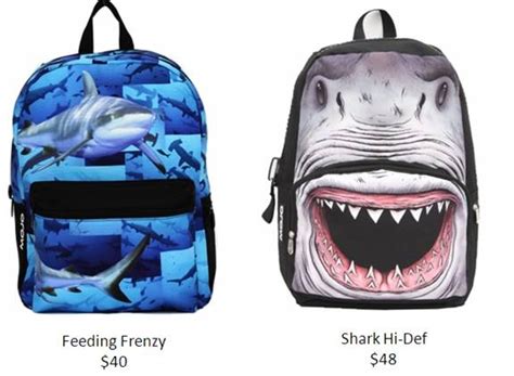 Shark Backpacks Shark Week Askmen