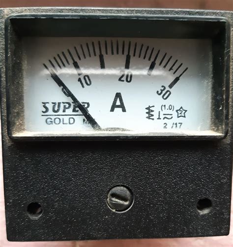 analog   picture  ammeter ac  dc   direction