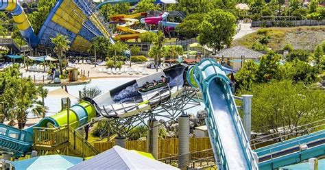 flags hurricane harbor  open    worlds tallest water coaster shaw local