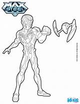 Steel Max Coloring Pages Coloriage Color Imprimer Print Standing Maxsteel Dessin Getcolorings Colorier Printable Dessins Hellokids sketch template