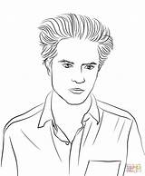 Edward Cullen Pages Coloring Template sketch template