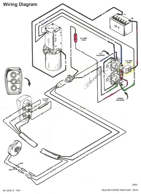 mercruiser trim solenoid wiring diagram unique wiring diagram image