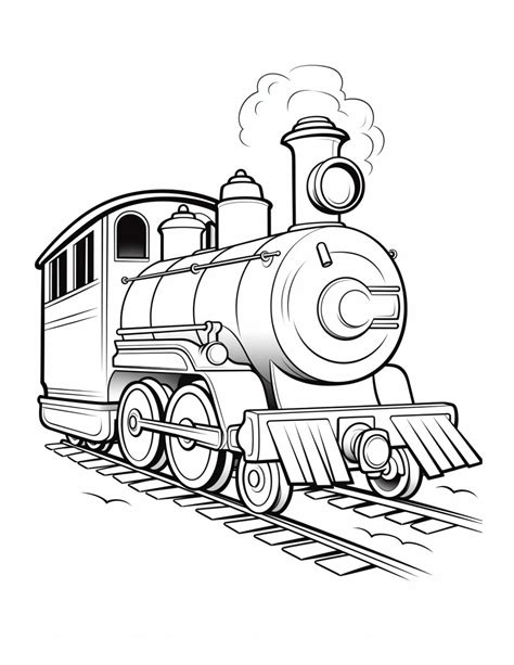 coloring pages  trains