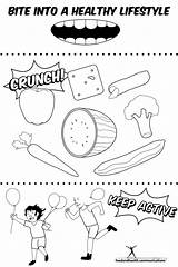Month Coloring Nutrition Pages Healthy Nutritioneducationstore Reader Request Copies Bite Lifestyle Based Theme Into Today Great Year sketch template