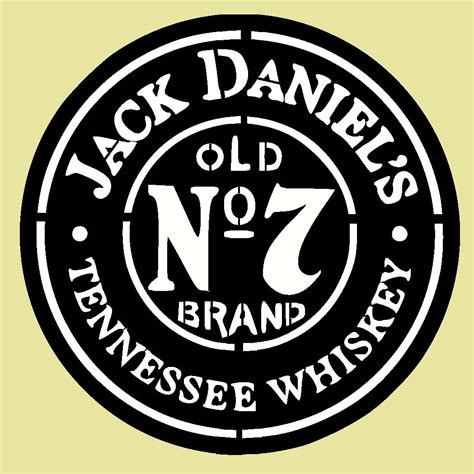 stencil item  jack daniels jack daniels logo jack daniels beach