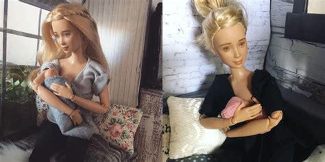 this brilliant mom gives barbie dolls a reboot with breastfeeding mom dolls