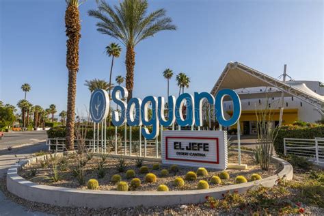saguaro hotel  palm springs editorial stock image image
