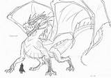 Saphira Eragon sketch template