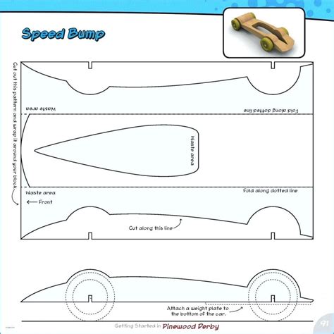 printable pinewood derby cars templates