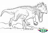 Tyrannosaurus Tsgos Dinosaurs Baryonyx Indominus Aladar sketch template
